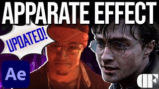 Teleporting Effect Harry Potter Apparate Style UPDATED  After Effects Tutorial [upl. by Prue]