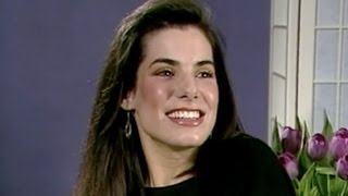 24yearold Sandra Bullock Interview 1989 [upl. by Blessington]