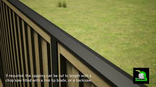 How to Install a DuraPost® Capping Rail [upl. by Aivato194]