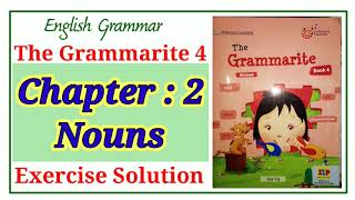 The Grammarite book 4  Chapter 2 Nouns Exercise Solutions in hindi amp English language Notebook work [upl. by Nahsaj922]