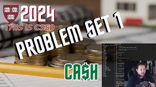 CS50 Cash Solution 2024 Beginners Guide for completing CS50 Week 1 Problem set 1  Cash [upl. by Gray]