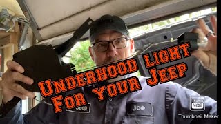 Underhood light for your Jeep Cherokee [upl. by Pittman716]