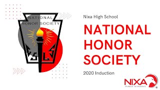 Nixa High School National Honor Society Induction 2020 [upl. by Oirom265]