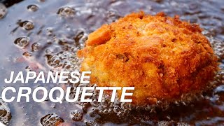 Japanese croquettes  Korokke  コロッケ [upl. by Leahcimnoj]