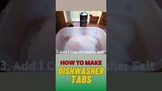 How to Make Dishwasher Tabs [upl. by Ronnica105]