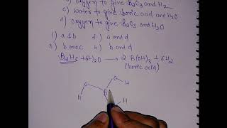 Reaction of Diborane B2H6  Main group chemistry  Boron chemistry CSIR NET GATE CHEMISTRY [upl. by Airamesor257]