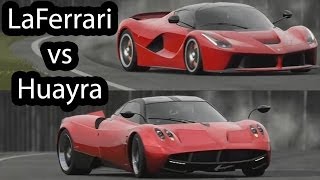 Ferrari LaFerrari vs Pagani Huayra Top Gear [upl. by Natrav270]