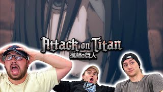 IS THAT HIM  Attack on Titan 4x3 REACTION [upl. by Ynez]