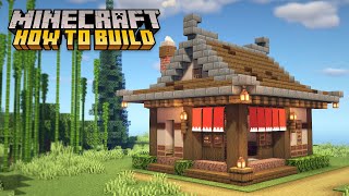 Minecraft How To Build A Japanese Ramen Shop Restaurant [upl. by Radu]