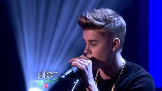 Justin Bieber  As Long As You Love Me Live on Ellen Degeneres Show 2012 [upl. by Enaelem454]