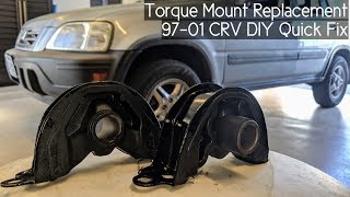 How To Replace Torque Mount Front Engine Mount on 9701 Honda CRV [upl. by Nally205]