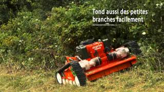 agria 9600 Girobroyeur pour herbe haute radiocommandé [upl. by Boyt773]