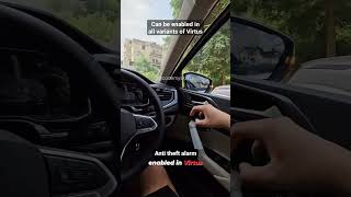 🔥🔥Anti theft alarm enabled in VW Virtus a must have feature shortsviral virtus shorts ytshorts [upl. by Oal20]