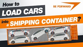 How To Load Cars Into a Shipping Container  BE FORWARD [upl. by Nahpets]