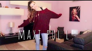 5 IDEE PER ABBINARE un MAXI PULLMAGLIONE EXTRA LARGE [upl. by Drawyeh]