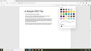 How to Highlight Text in PDF Documents in Microsoft Edge Browser Tutorial [upl. by Girvin]