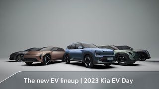 The new EV lineup  2023 Kia EV Day [upl. by Anidem]