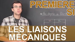 Les liaisons mécaniques  SI  1ère  Les Bons Profs [upl. by Winstonn876]