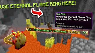 How to use the Eternal Flame Ring Mystery Solved GG  Hypixel Skyblock [upl. by Anialem]