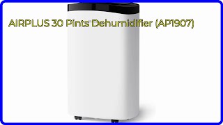 REVIEW 2024 AIRPLUS 30 Pints Dehumidifier AP1907 ESSENTIAL details [upl. by Matronna]