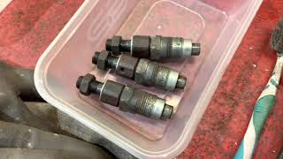 Cleaning 1KZTE Diesel Injectors for a Toyota Land Cruiser Prado [upl. by Relly]