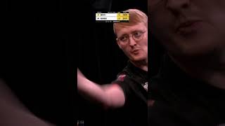 CRAZIEST DARTS CHECKOUT 😱 darts shorts [upl. by Hcone]