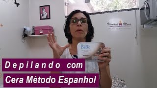 Como Depilar AXILA com a Cera Método Espanhol [upl. by Kiah206]