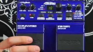 Digitech JamMan looper phrase sampler pedal guitar gear demo effect lesson [upl. by Raclima]