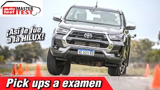 Toyota Hilux pruebas y resultados del Master Test de pick ups [upl. by Erl655]