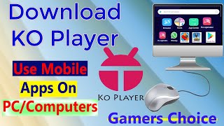 Download KO Player  Android Emulator For PCLaptop  Special Gamers Choice [upl. by Adal]