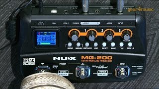 NUX MG200 Multi Effects Pedal [upl. by Otreblasiul]