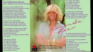 amanda lear incredibilmente donna instrumental Lyrics [upl. by Mohl319]