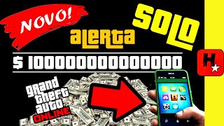 GTA 5 Online Glitch de Dinheiro SOLO GTA V Money Glitch [upl. by Enelaehs42]