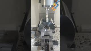 High Feed Cutting H13 Tool Steel on Leadwell V30i with WNT ToolingPokolm Trigaworx [upl. by Reffineg]