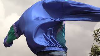 Wind ripping at my windcheater jacket [upl. by Yknip]