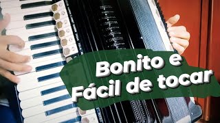 Como tocar VANEIRA  Aula de Acordeon [upl. by Yrian]