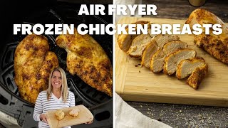 Air Fryer Frozen Chicken Breasts [upl. by Yannodrahc]