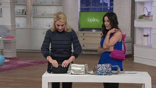 Kipling Mini Crossbody Handbag Sabian on QVC [upl. by Kanter]