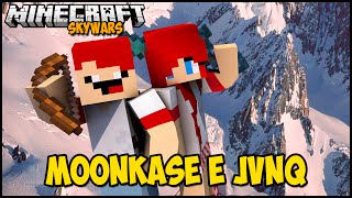 Minecraft MOONKASE E JVNQ  SKYWARS [upl. by Naerad]