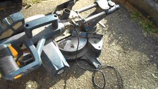 MacAllister Slide Mitre Saw Demo 02 [upl. by Yelhak]