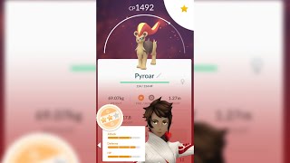 Litleo♀️ Evolution In Pokemon Go [upl. by Karub]