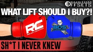 Sht I Never Knew What Lift Should I Buy Rough Country VS BDS [upl. by Illak693]