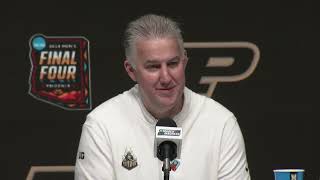 Purdue National Championship Postgame Press Conference  2024 NCAA Tournament [upl. by Matthias]