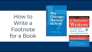 How to Write a Footnote for a Book [upl. by Helga]