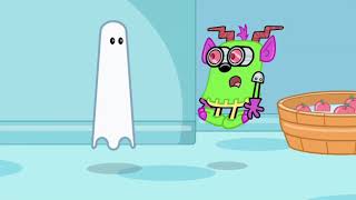 Wow Wow Wubbzy The Ghost Of WuzzlebergMarch Of The Pumpkin But Every Wow Doubles The Speed [upl. by Nbi]