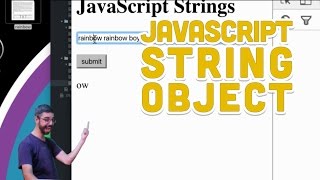 15 JavaScript String Object  Programming with Text [upl. by Arrimat398]