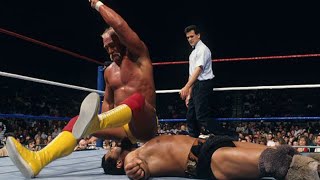 Hulk Hogan Running leg drop compilation 1982  2006 [upl. by Tdnaltroc]