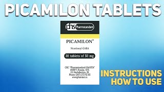 Picamilon tablets how to use How and when to take it Who cant take Picamilon [upl. by Shiller]