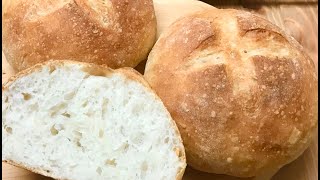 Sans Pétrissage et sans machine‼️ Un pain Extra moelleux sans effort 😉😋  No Knead Bread [upl. by Retep325]