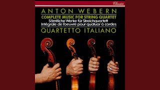 Webern 6 Bagatelles for String Quartet Op 9  3 Ziemlich fliessend [upl. by Aiekat]